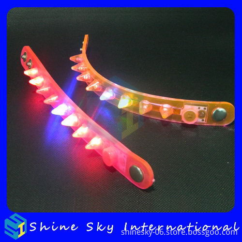Special Hot Sell Led Flashing Feather Bracelet